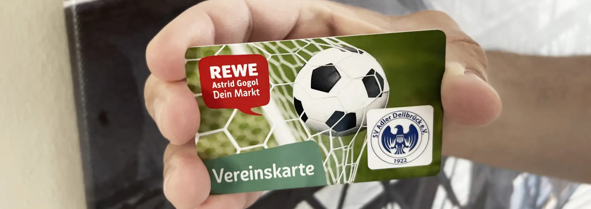 Hol dir deine Rewe Vereinskarte