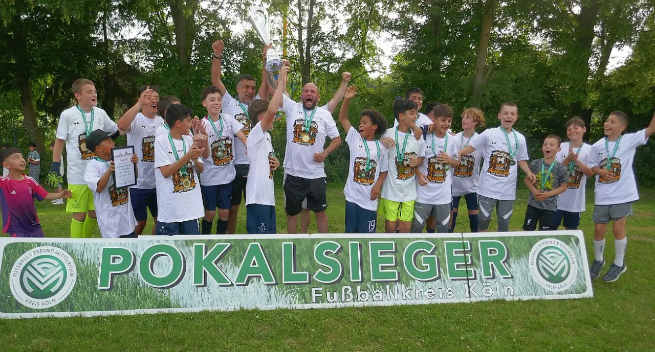 Das siegreiche Team des SV Gremberg-Humboldt, Bild mit freundlicher Genehmigung des FVM Köln