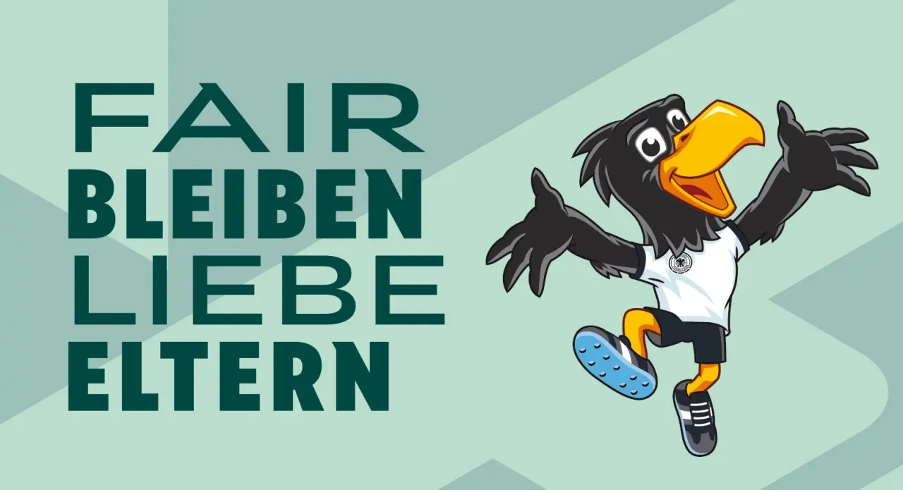 Mit dieser Botschaft sensibilisiert der Fußball-Verband Mittelrhein Eltern für ihre Vorbildrolle am Spielfeldrand. (Bildquelle: FVM)
